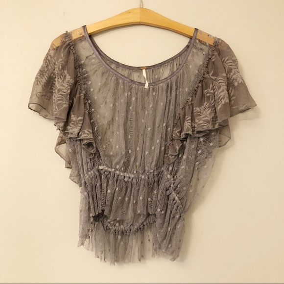 Free People Sweet Surprise Lace Blouse - Picture 3 of 6